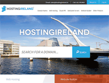 Tablet Screenshot of hostingireland.ie