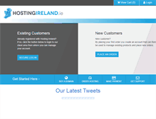 Tablet Screenshot of clients.hostingireland.ie